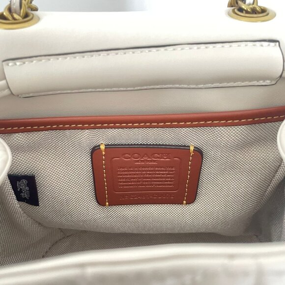 Coach Tabby Quilted Backpack - Like New - Picture 7 of 11